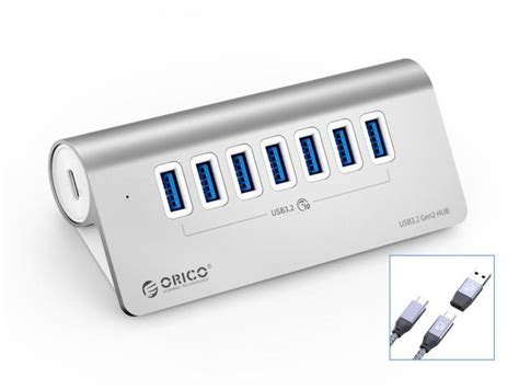 Orico Port Usb Hub Usb C Hub With Gbps High Speed Data