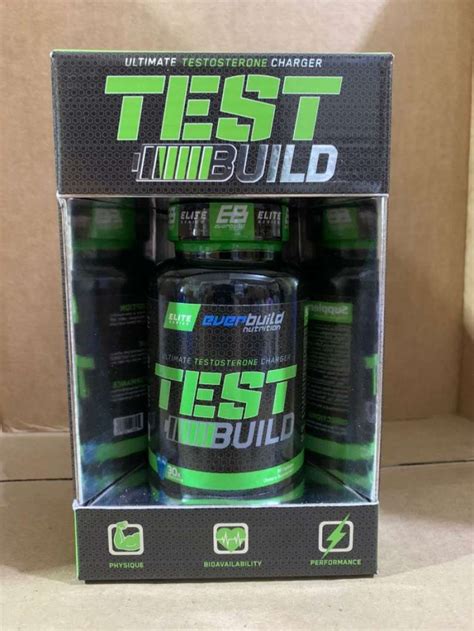 Promo Everbuild Nutrition Test Build 90caps Testoterone Booster