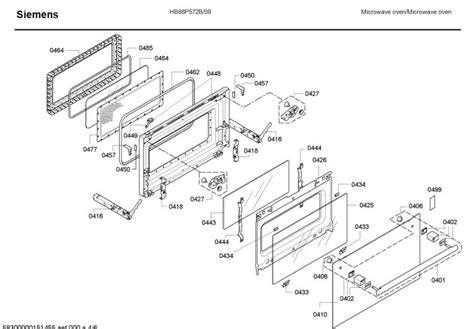 Siemens Combination Oven Spare Parts HB86P572B 09 How To Repair