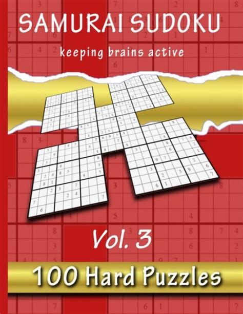 Samurai Sudoku Keeping Brains Active Vol Hard Puzzles