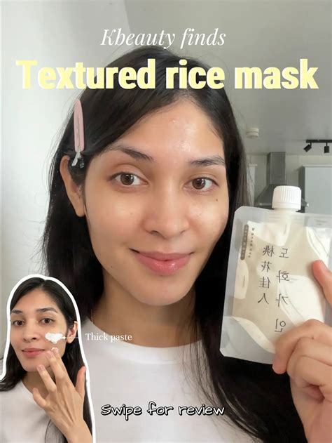 Textured Rice Face Mask Gallery Posted By Syahirah Lemon8