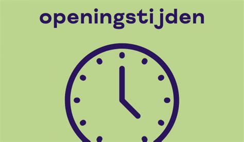 Gewijzigde Openingstijden Januari