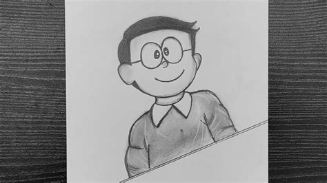 How To Draw Nobita From Doraemon Nobita Drawing Easy Nobita