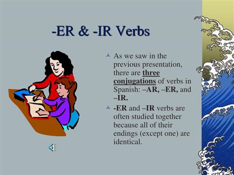 Spanish Conjugation Table Ar Er Ir Verbs Two Birds Home