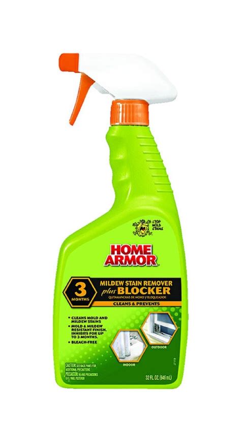 Home Armor Fg523 Mold And Mildew Stain Remover 32 Oz Mildew Stains Mildew Remover Mold And