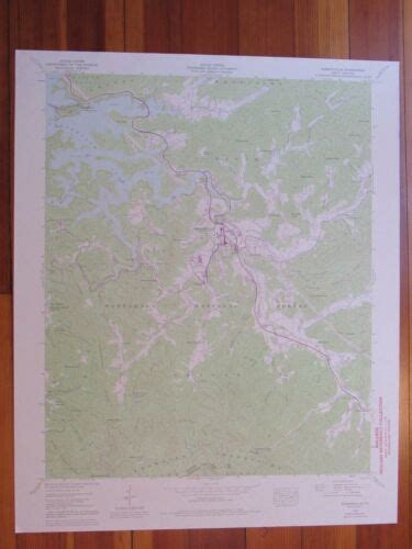 Robbinsville North Carolina 1975 Original Vintage USGS Topo Map EBay