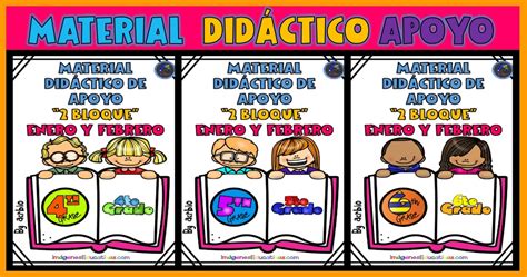 Material DidÁctico De Apoyo Bloque 2 Enero Febrero 4º 5º Y 6º Grado Imagenes Educativas