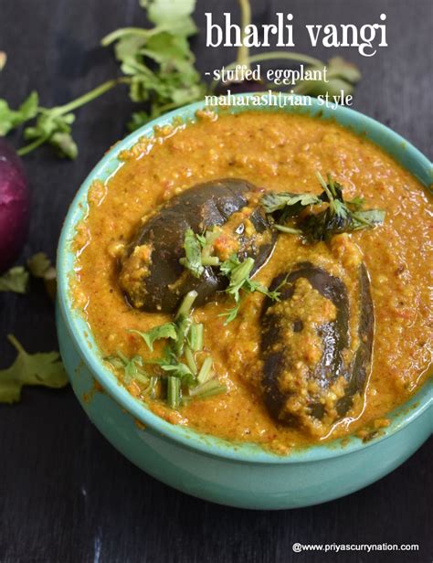 Stuffed Brinjals Maharashtrian Style Maharashtrian Bharli Vangi Recipe