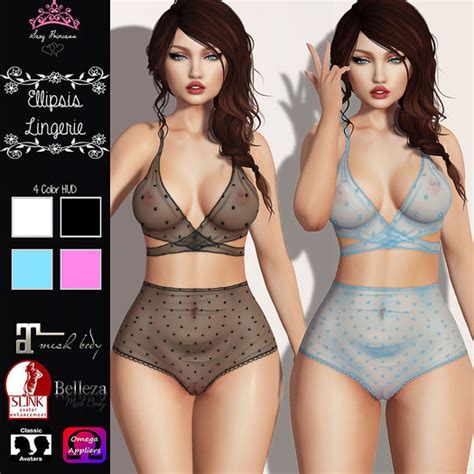 Second Life Marketplace Sexy Princess Ellipsis Lingerie