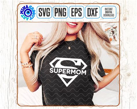 Supermom Svg Mothers Day Svg Split Name Frame Svg File For Cricut Silhouette Mom Svg Cut