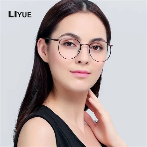 Liyue Retro Eyewear Frame Women Optical Eyeglasses Computer Glasses Spectacles Frames Vintage