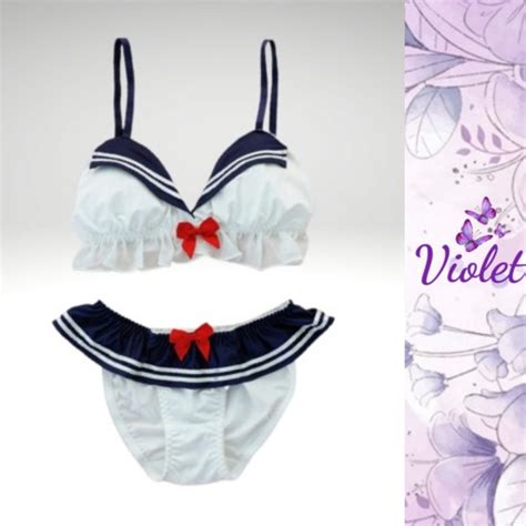 Jual Garansi Hemat Violet Lingerie Seksi Wanita Kostum Seragam Pelaut