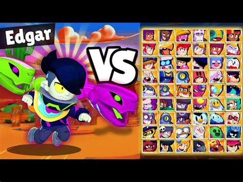 Orochi Edgar VS Every Brawler Edga 1v1 Brawl Stars YouTube