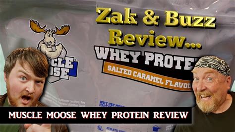 Muscle Moose Whey Protein Powder Salted Caramel Flavour Review YouTube