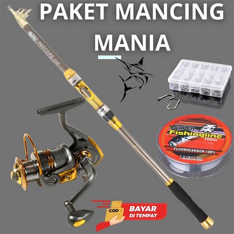 Jual Joran Pancing Set Reel Pancing Bb Spinning Fishing Reel Gearing