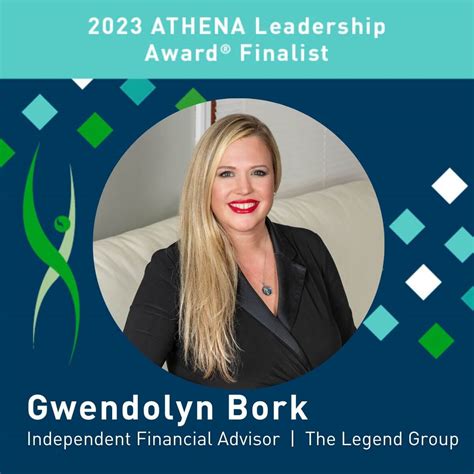 Introducing Gwendolyn Bork Finalist For The 2023 ATHENA Leadership