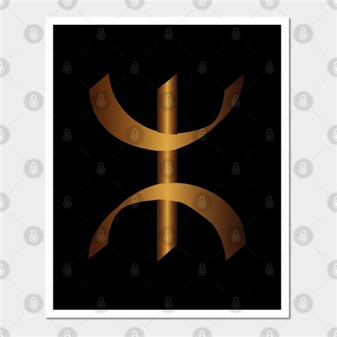 Golden TIFINAGH - Berber Tifinagh - Amazigh Tifinagh by tilila in 2023 | Art prints, Art, Prints