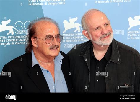 Venice Italy September 07 Pino Donaggio And Brian De Palma Attend