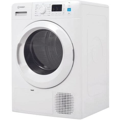 Sèche linge pompe à chaleur avec condenseur 60cm 9kg blanc Indesit