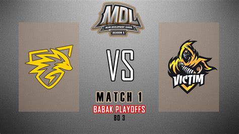 Playoffs ONIC PRODIGY Vs VICTIM ESPORTS Game 1 MDL ID Season 2