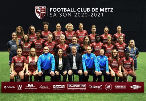 La Photo Officielle De L équipe Féminine Entreprises Infos Fc Metz Entraînements Fc Metz