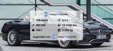 Mercedes S Amg Cabriolet A Technische Daten