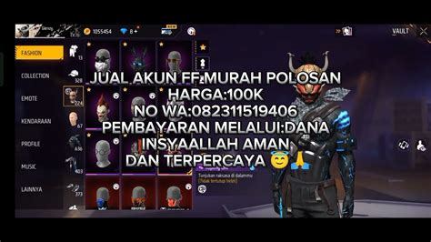 JUAL AKUN FF MURAH YouTube