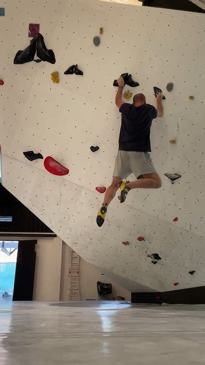 Fun V4 Set By A Kid At The Gym Boulder Bouldering Climbing