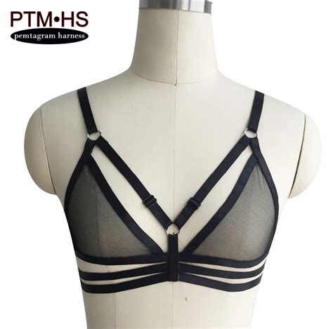 Aliexpress Buy Womens Sexy Sheer Bra Body Harness Lingerie Cage