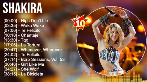 Shakira Greatest Hits Best Songs Music Hits Collection Top Pop