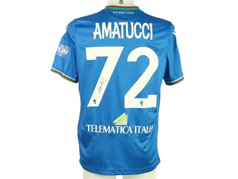 Maglia Amatucci Indossata Ternana Vs Spezia Autografata