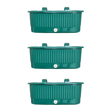 Balcony Railing Planter - Green Colour | Seed2Plant | Reviews on Judge.me