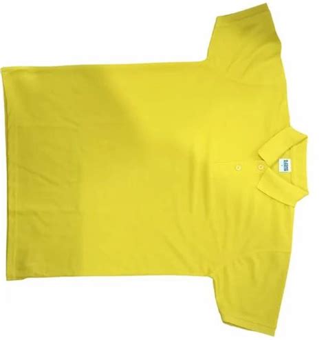 Plain Polo Neck Men Poly Cotton T Shirt Large At Rs 120piece In New Delhi Id 2850595162455