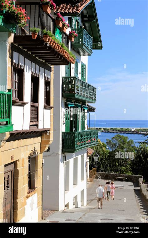 Summertime and a clam Atlantic Ocean view from Hondarribia old town ...