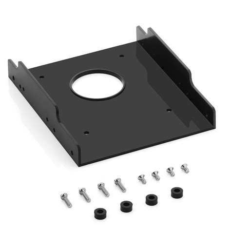 deleyCON Mounting Bracket for 2.5" Hard Drive SSD Adapter Mounting Frame from 3.5" - Hard ...