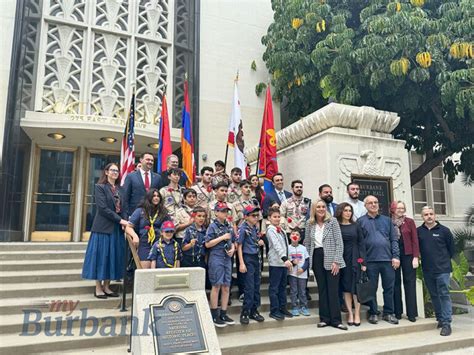 Burbank Holds Annual Armenian Genocide Commemoration And Flower Laying