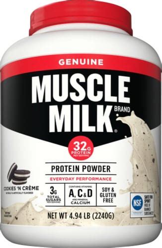 Muscle Milk Genuine Cookies N Creme Protein Powder 494 Lb Kroger