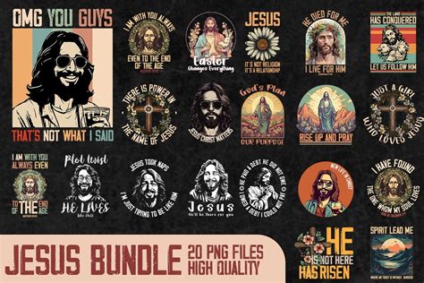 Jesus Designs Sublimation Bundle Bundle · Creative Fabrica