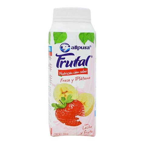 Producto lácteo Alpura Frutal fresa y plátano 250 ml Walmart