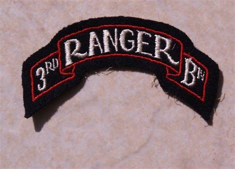 ORIGINAL WWII US 3RD RANGER SCROLL PATCH #19 | #1851046604