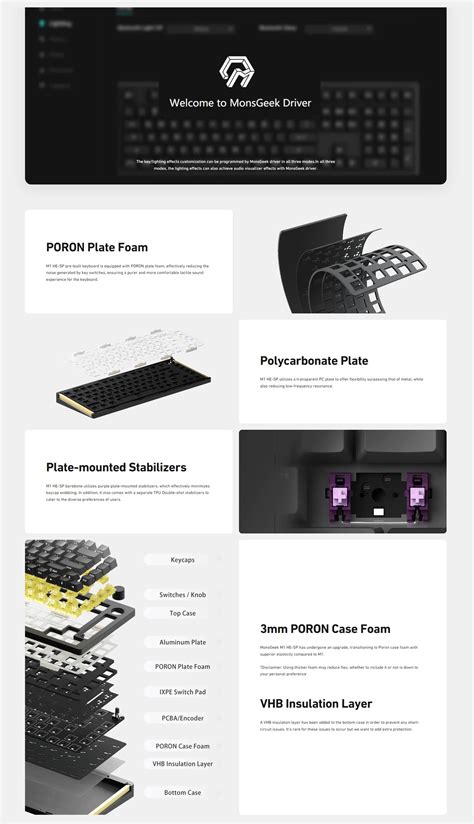 Monsgeek M He Sp Rgb Hot Swappable Mechanical Keyboard Akko Cream Yellow Magnetic Shopee