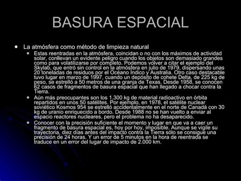 Basura Espacial PPT