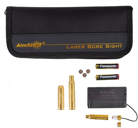 Custom Rifle Bore Sight Kit With Arbors Red Aimshot