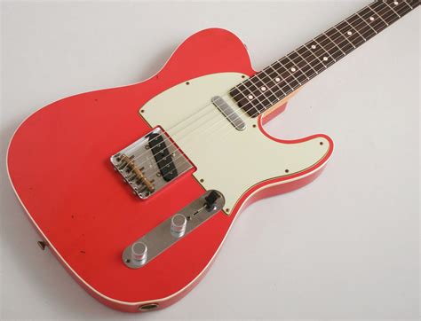 Fender Custom Shop 60s Telecaster Relic Top Bound Fiesta Red