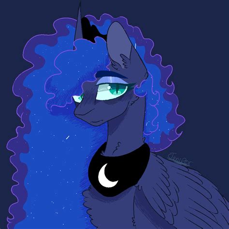 MLP - Luna Sketch by JuniperSkyz on DeviantArt