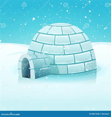 Igloo Landscape Royalty-Free Stock Image | CartoonDealer.com #26536006