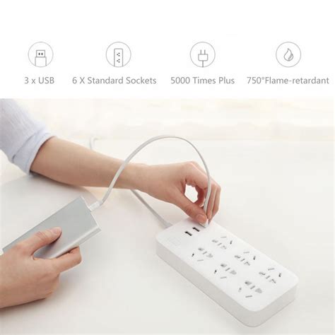 Buy Xiaomi Mijia Power Strip Converter Sockets Portable Plug Travel