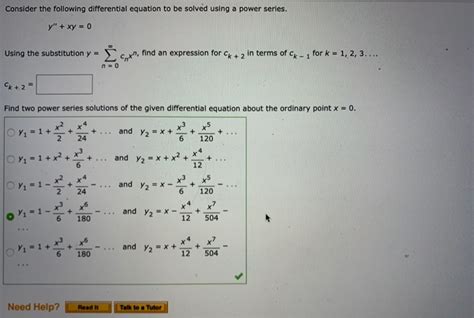 Solved Consider The Following Differential Equation To Be Chegg