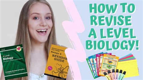 How To REVISE For A LEVEL BIOLOGY Biology With Gracie YouTube