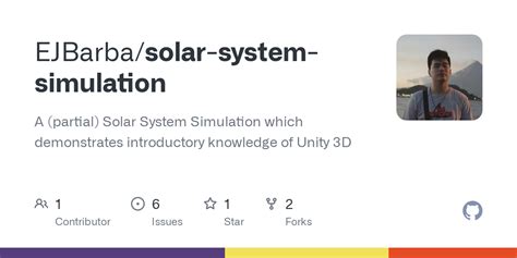 GitHub - EJBarba/solar-system-simulation: A (partial) Solar System ...